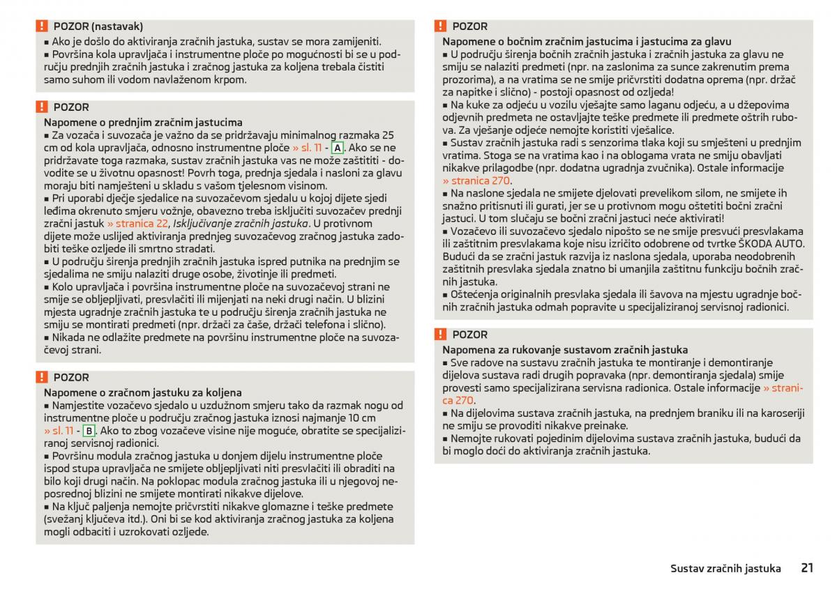 Skoda Kodiaq vlasnicko uputstvo / page 23