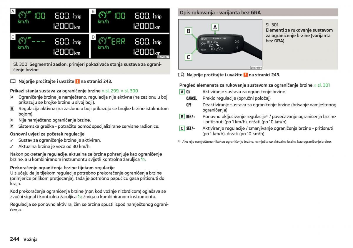 Skoda Kodiaq vlasnicko uputstvo / page 246