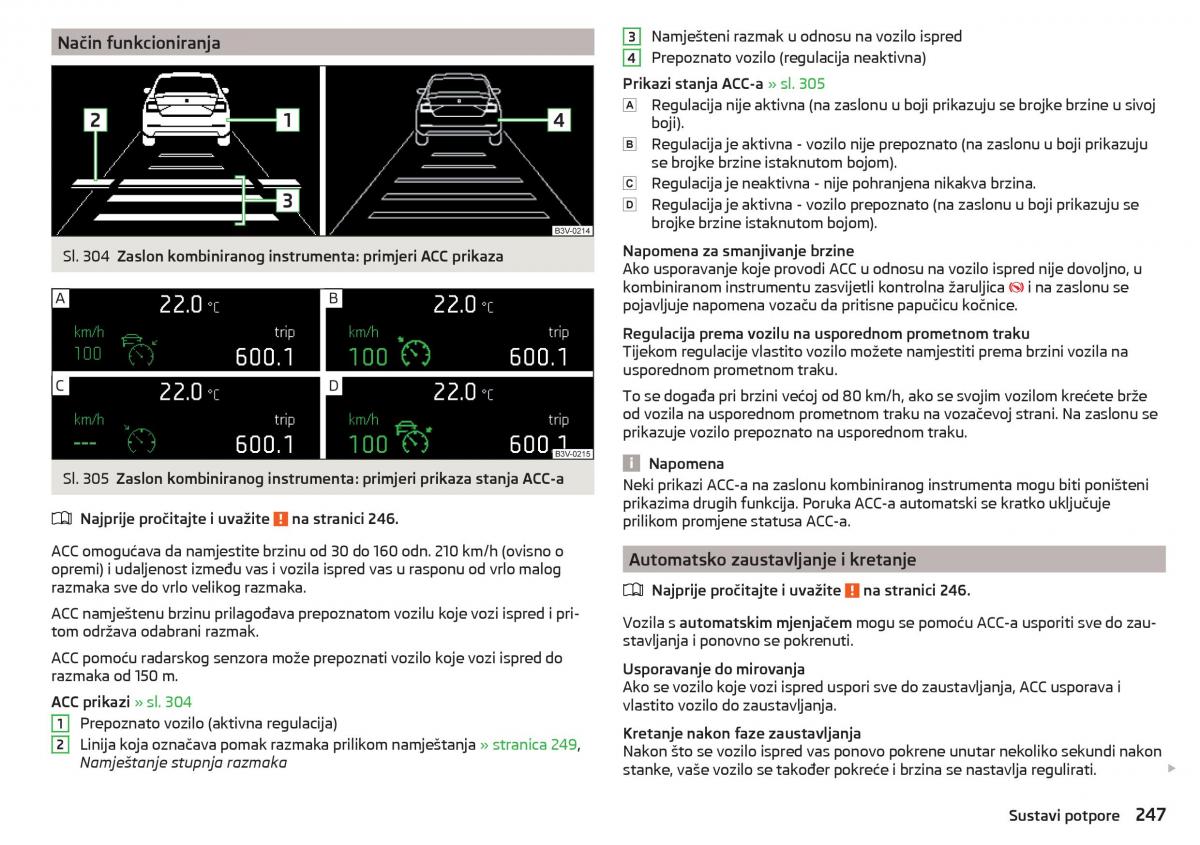 Skoda Kodiaq vlasnicko uputstvo / page 249