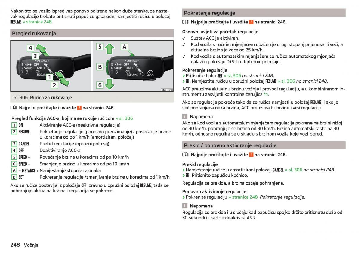 Skoda Kodiaq vlasnicko uputstvo / page 250