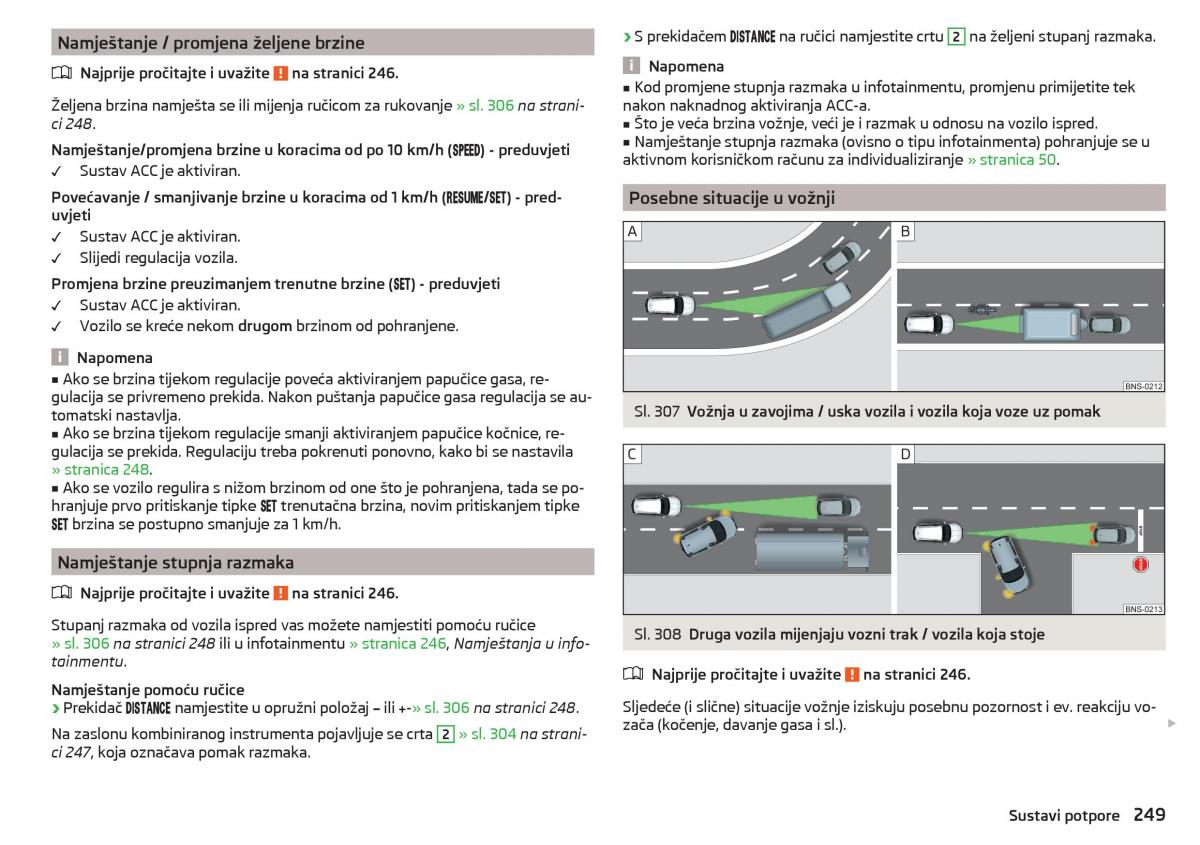 Skoda Kodiaq vlasnicko uputstvo / page 251