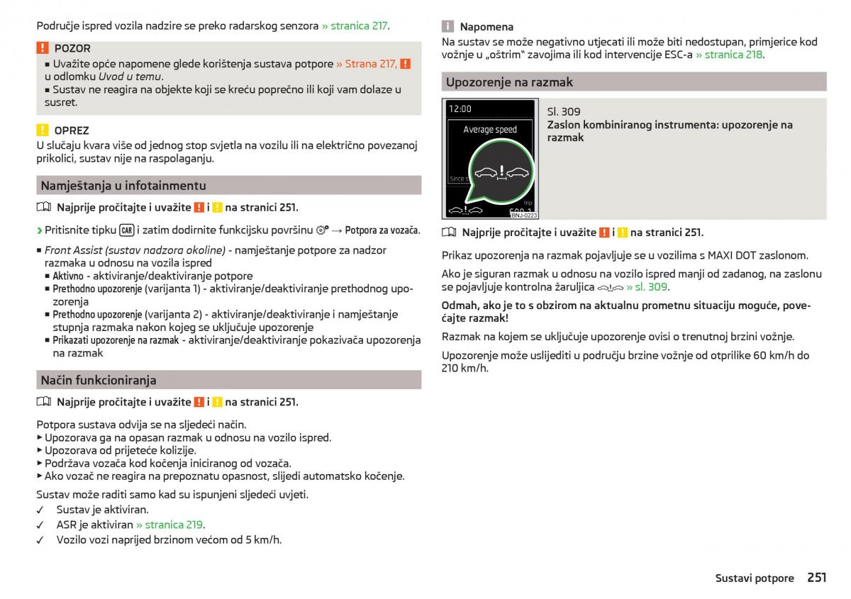 Skoda Kodiaq vlasnicko uputstvo / page 253