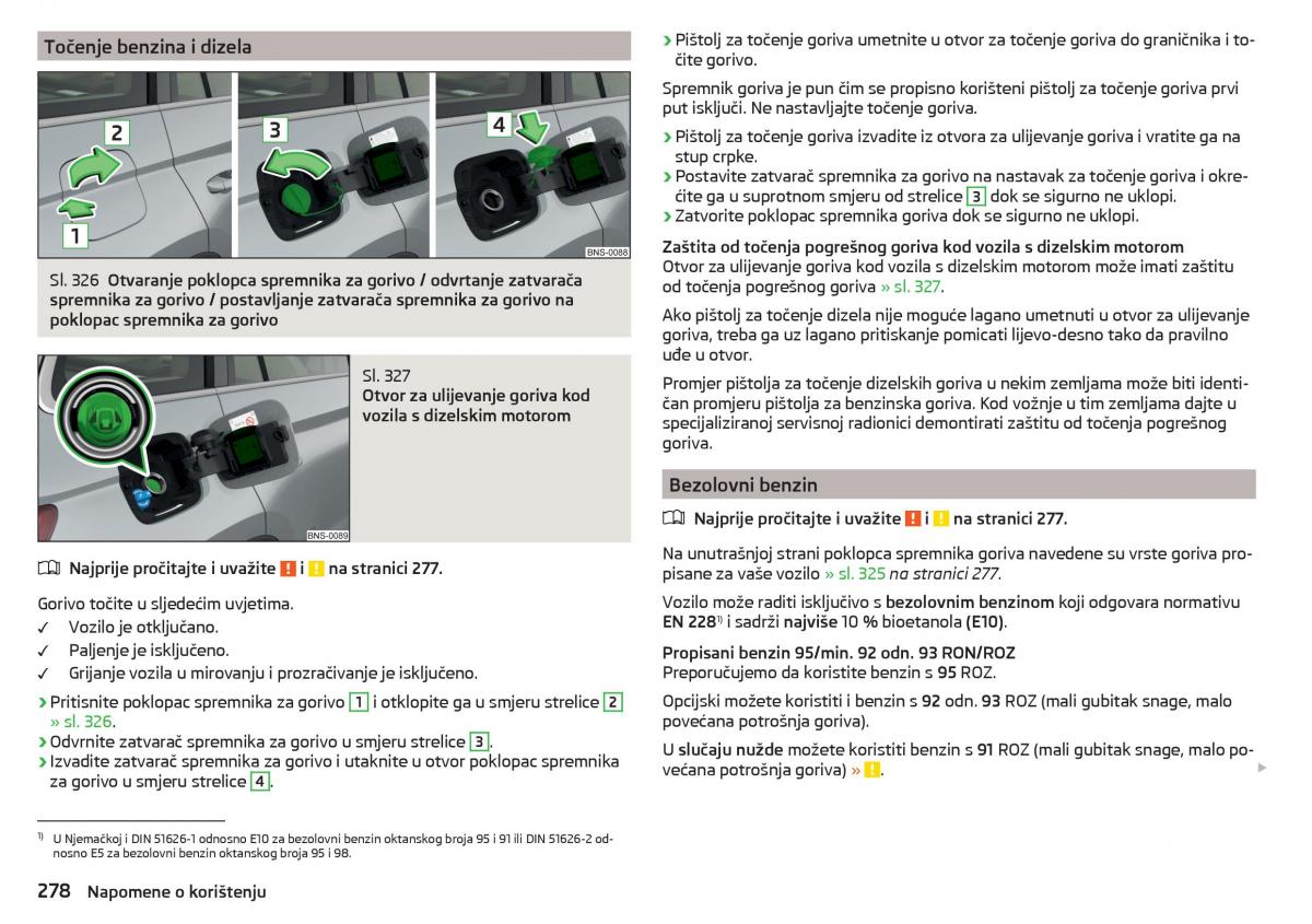 Skoda Kodiaq vlasnicko uputstvo / page 280