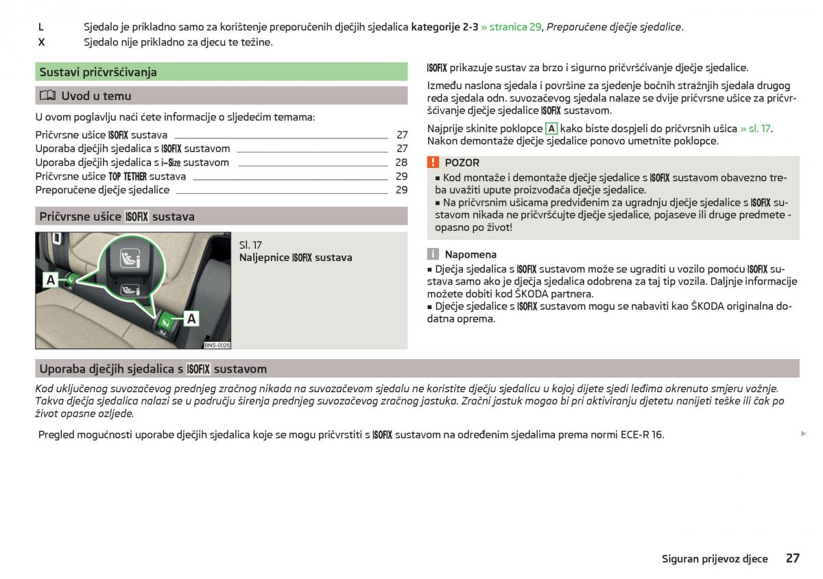 Skoda Kodiaq vlasnicko uputstvo / page 29