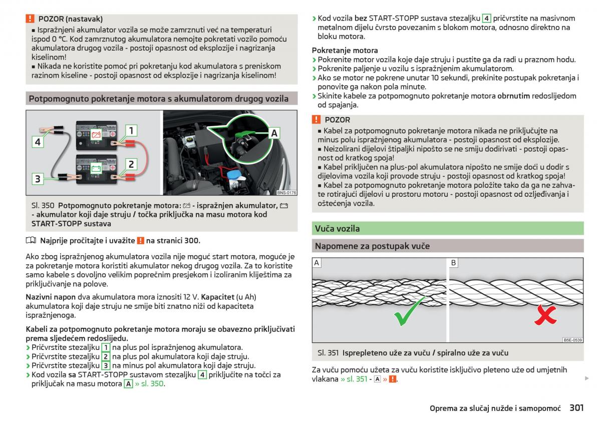 Skoda Kodiaq vlasnicko uputstvo / page 303