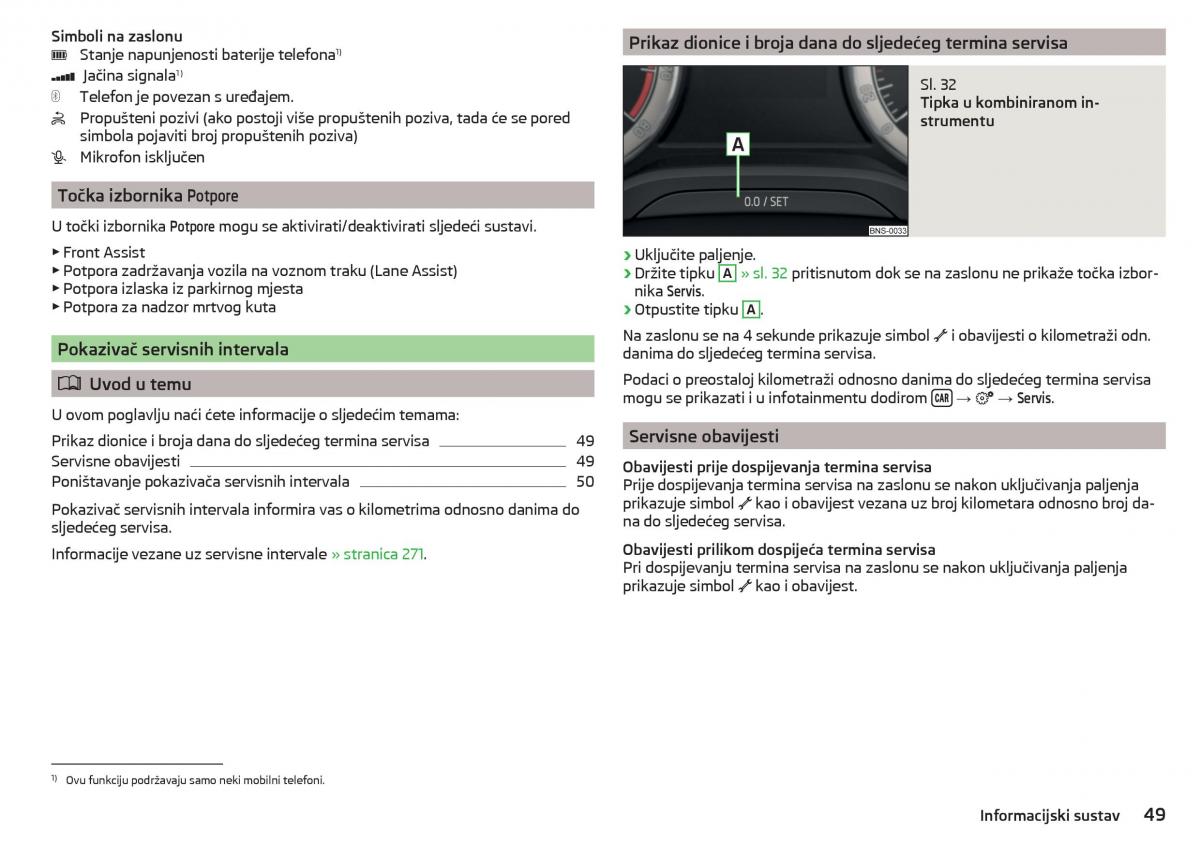 Skoda Kodiaq vlasnicko uputstvo / page 51