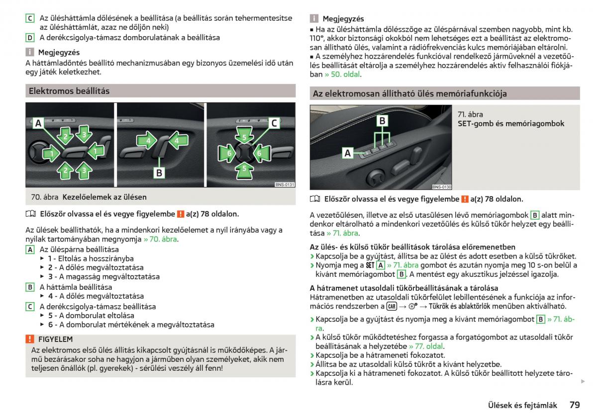 manual Skoda Kodiaq Kezelesi utmutato / page 81