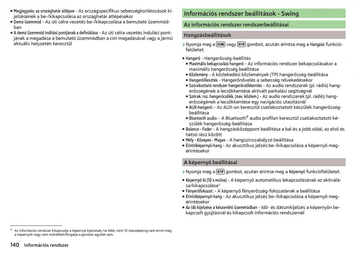 manual Skoda Kodiaq Kezelesi utmutato / page 142