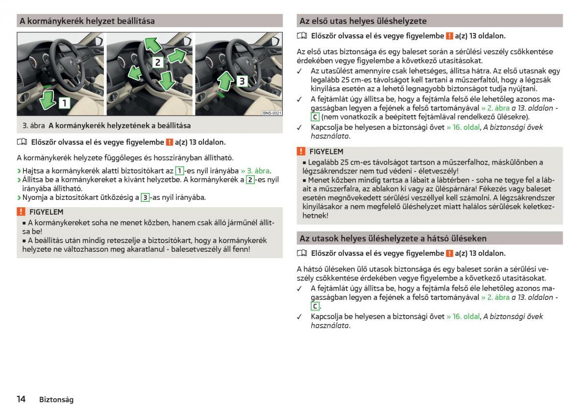 manual Skoda Kodiaq Kezelesi utmutato / page 16