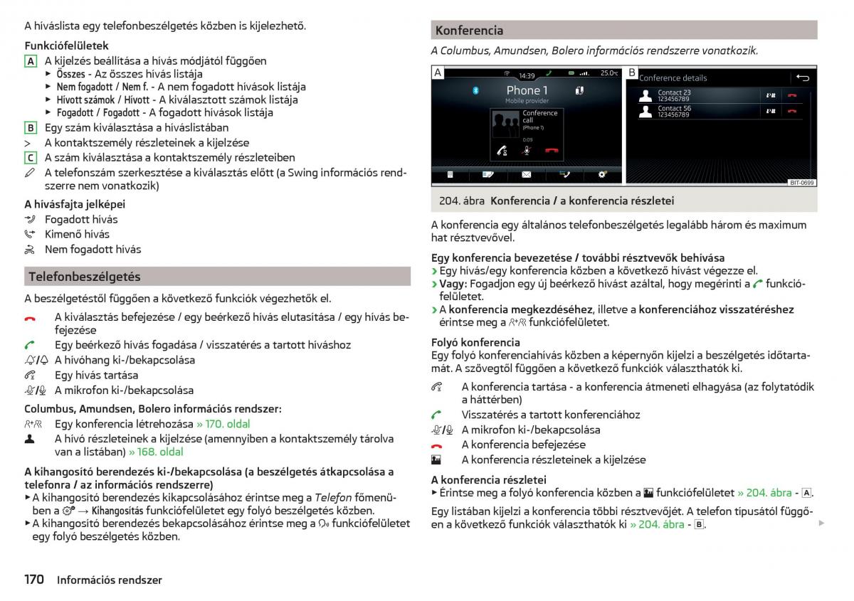 manual Skoda Kodiaq Kezelesi utmutato / page 172