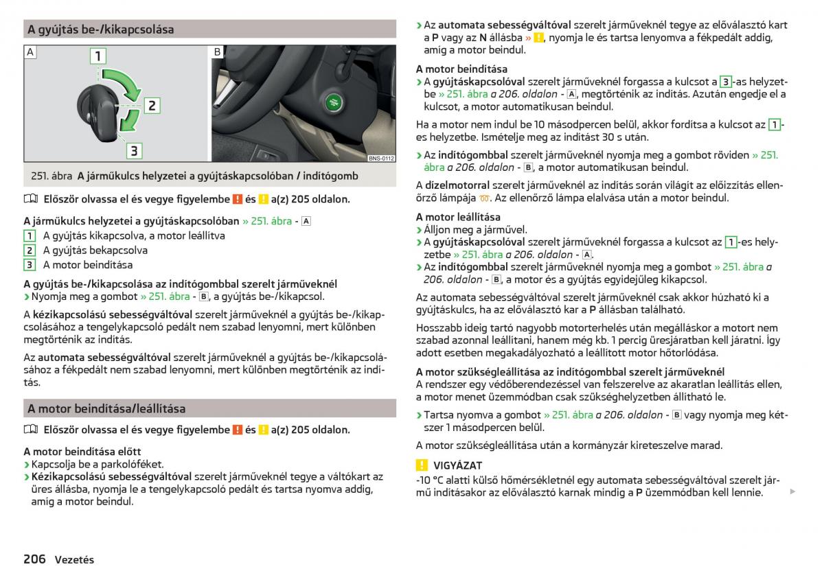 manual Skoda Kodiaq Kezelesi utmutato / page 208