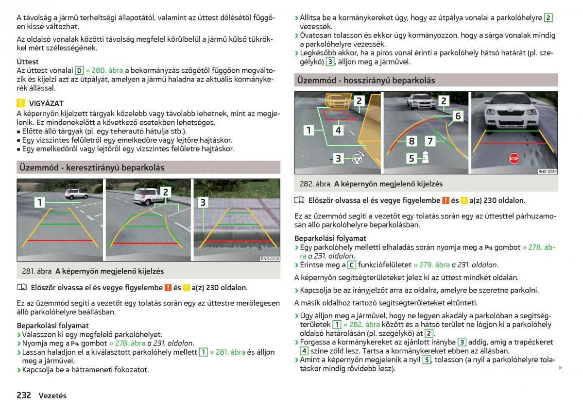 manual Skoda Kodiaq Kezelesi utmutato / page 234