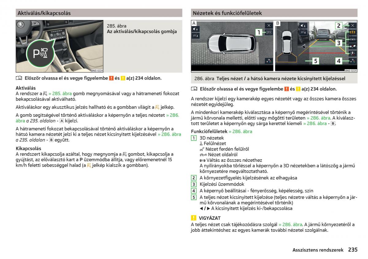 manual Skoda Kodiaq Kezelesi utmutato / page 237