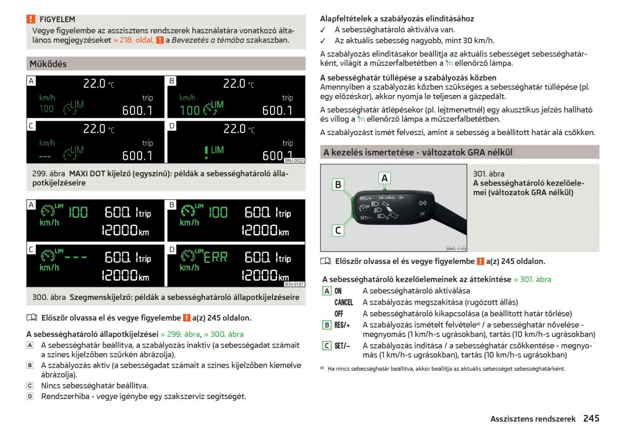 manual Skoda Kodiaq Kezelesi utmutato / page 247