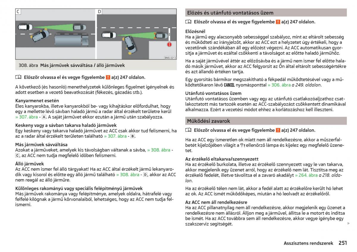 manual Skoda Kodiaq Kezelesi utmutato / page 253