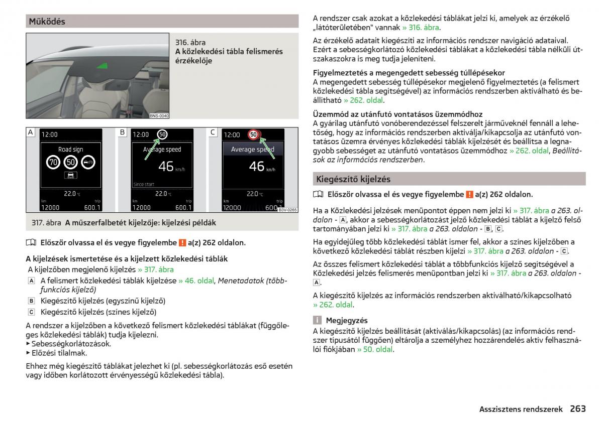 manual Skoda Kodiaq Kezelesi utmutato / page 265