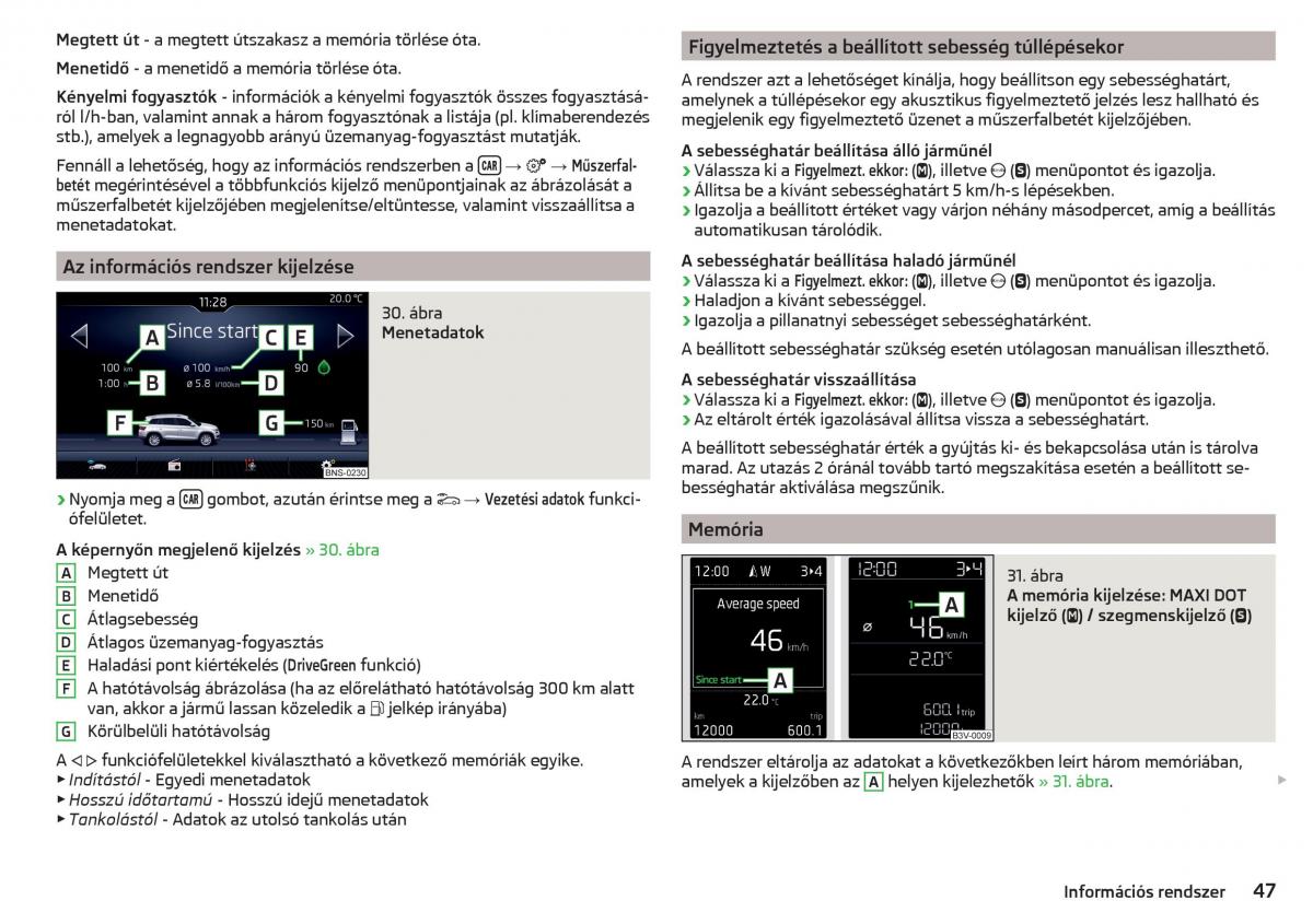 manual Skoda Kodiaq Kezelesi utmutato / page 49