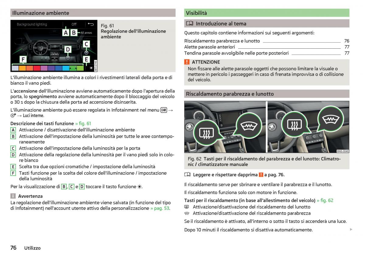 Skoda Kodiaq manuale del proprietario / page 78