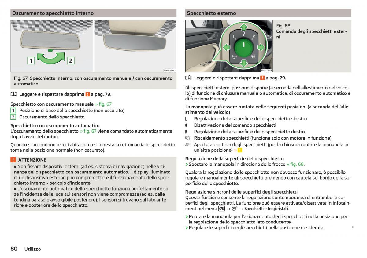 Skoda Kodiaq manuale del proprietario / page 82