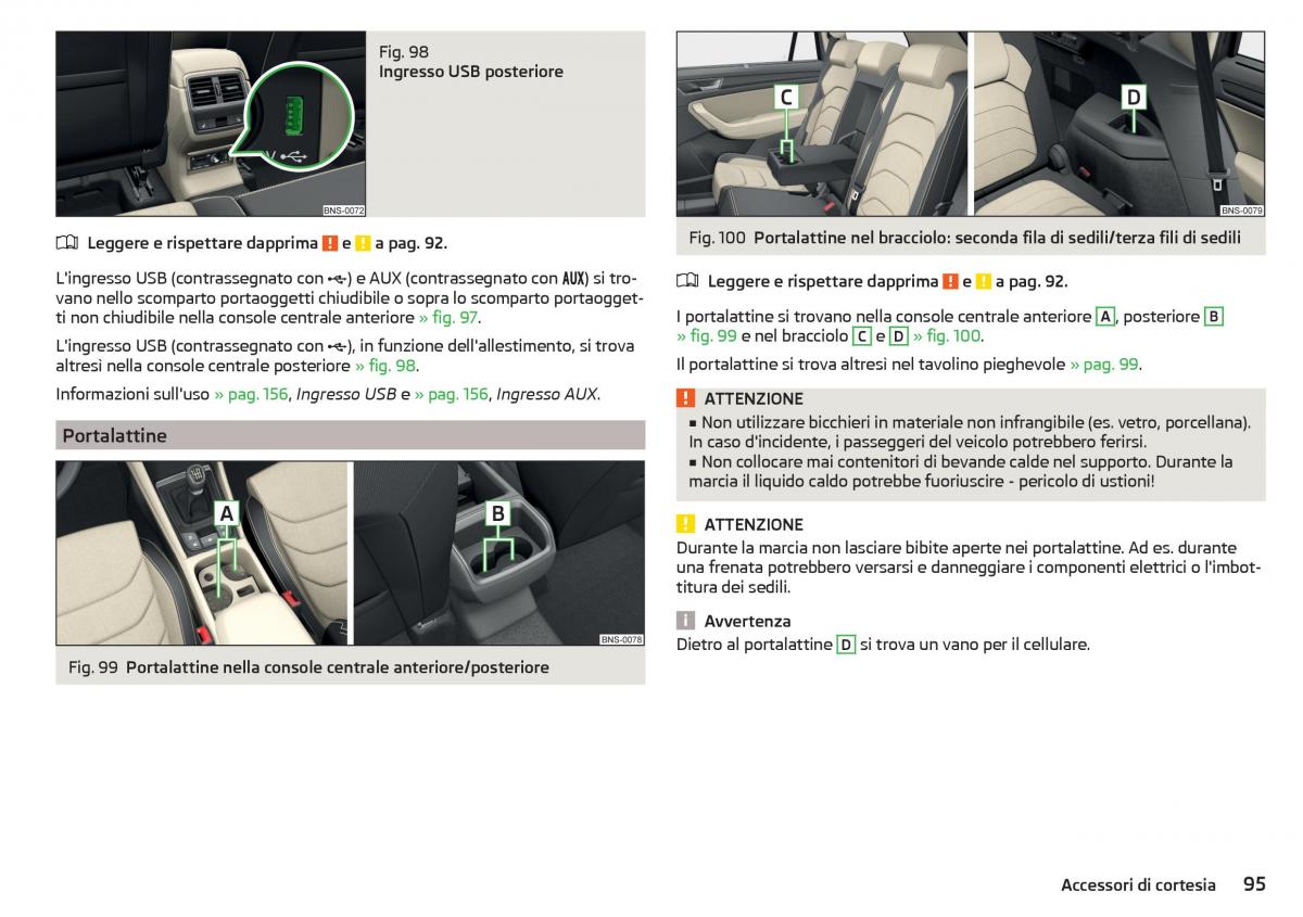 Skoda Kodiaq manuale del proprietario / page 97