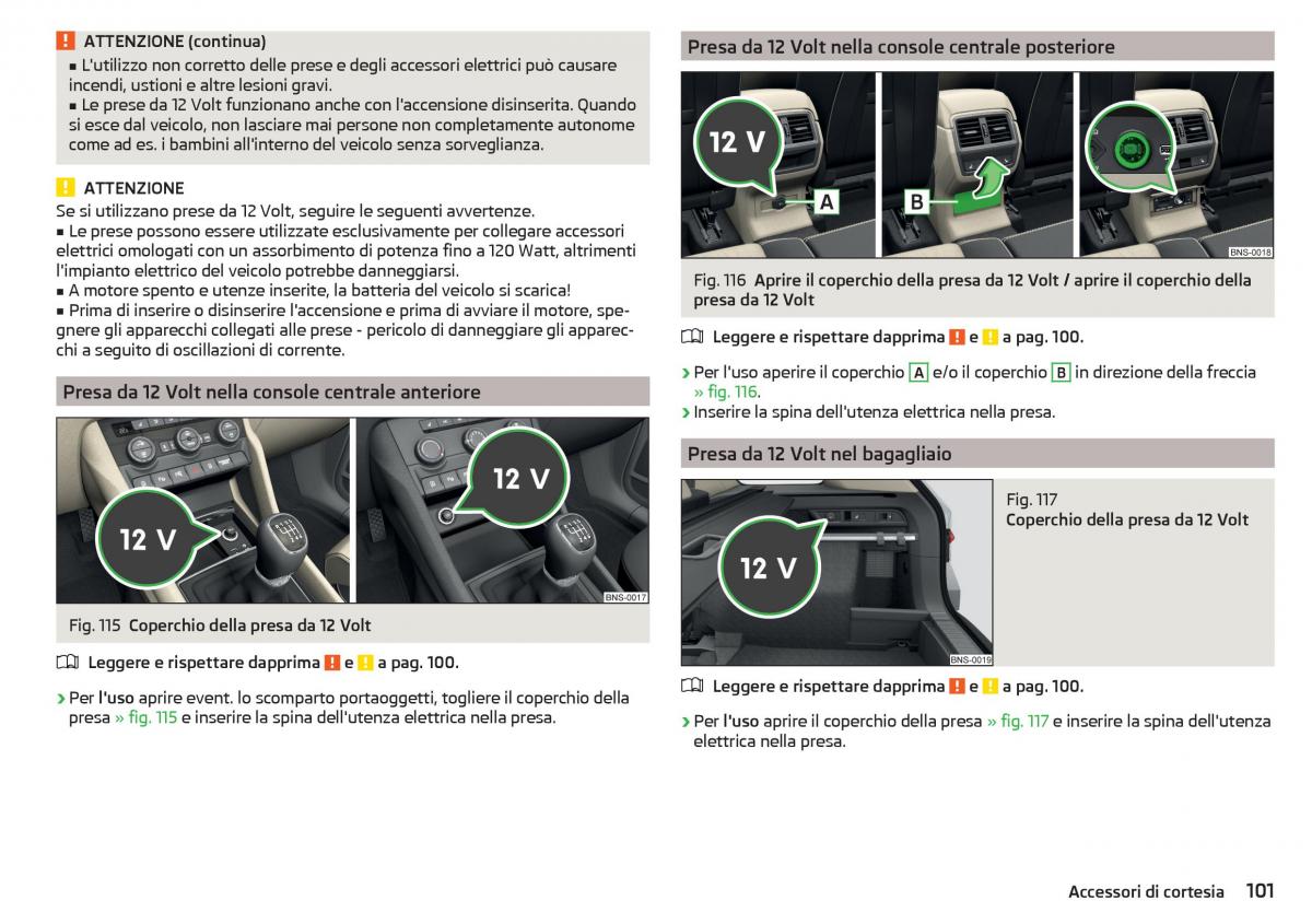 Skoda Kodiaq manuale del proprietario / page 103