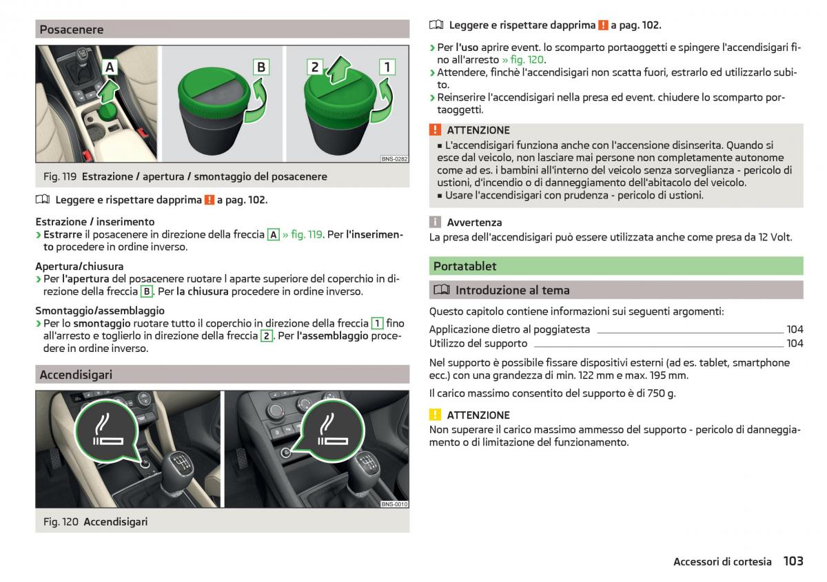 Skoda Kodiaq manuale del proprietario / page 105