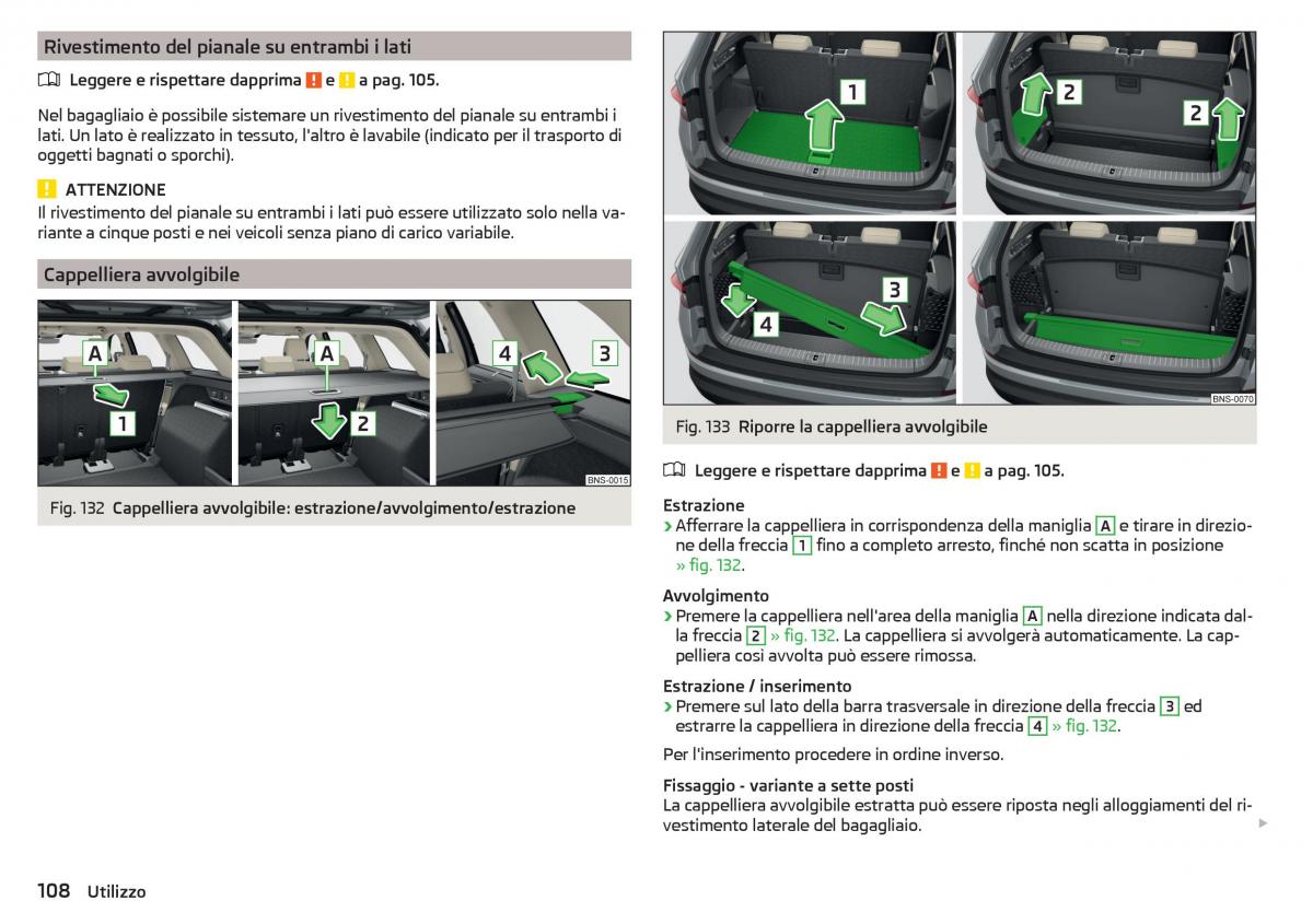 Skoda Kodiaq manuale del proprietario / page 110