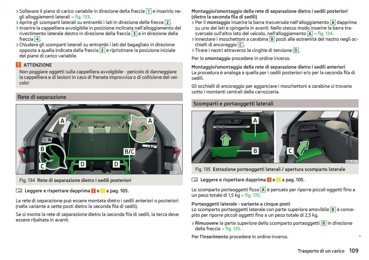 Skoda Kodiaq manuale del proprietario / page 111