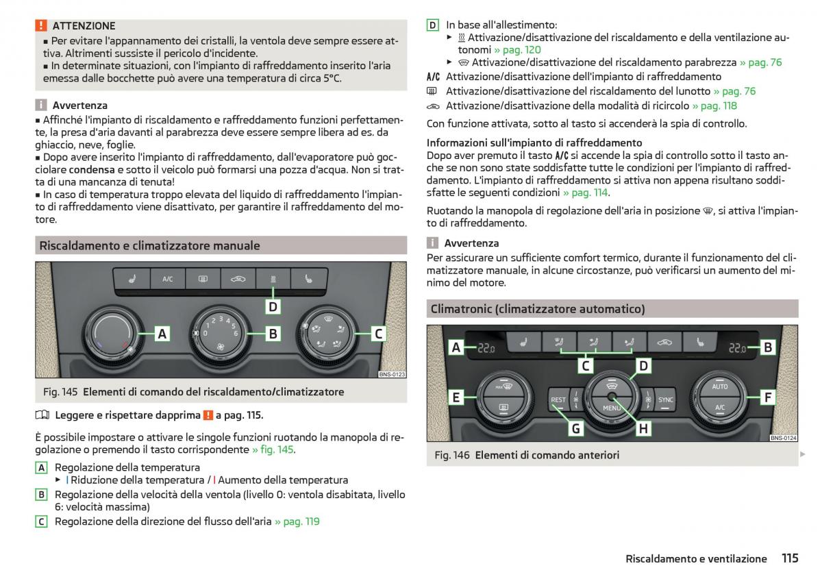 Skoda Kodiaq manuale del proprietario / page 117