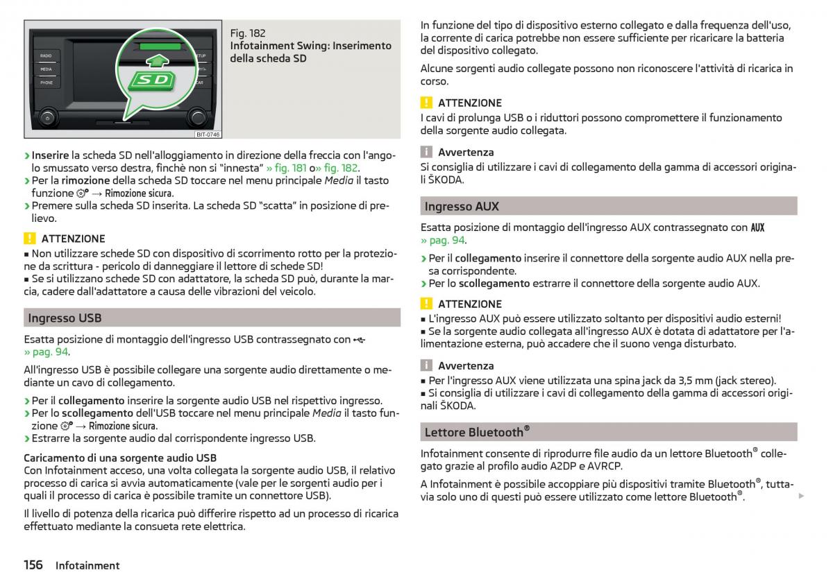 Skoda Kodiaq manuale del proprietario / page 158