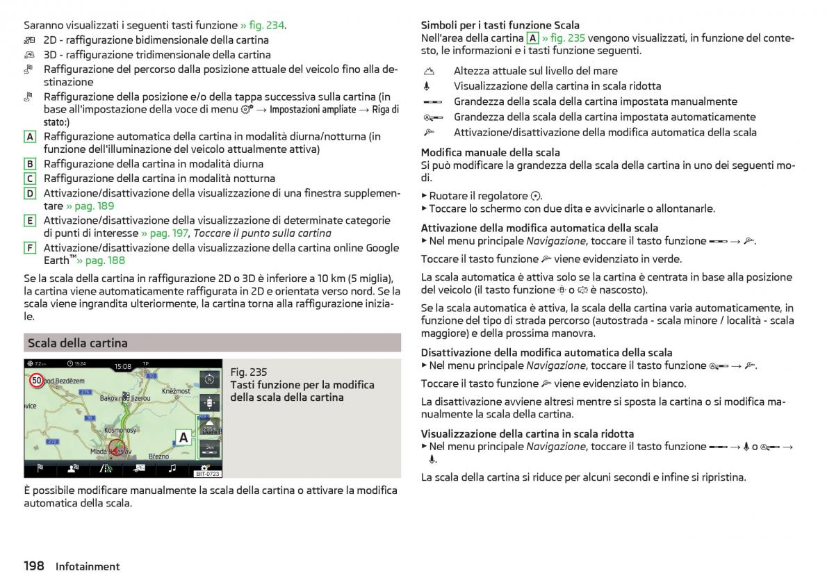 Skoda Kodiaq manuale del proprietario / page 200