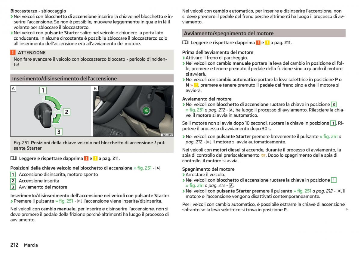 Skoda Kodiaq manuale del proprietario / page 214