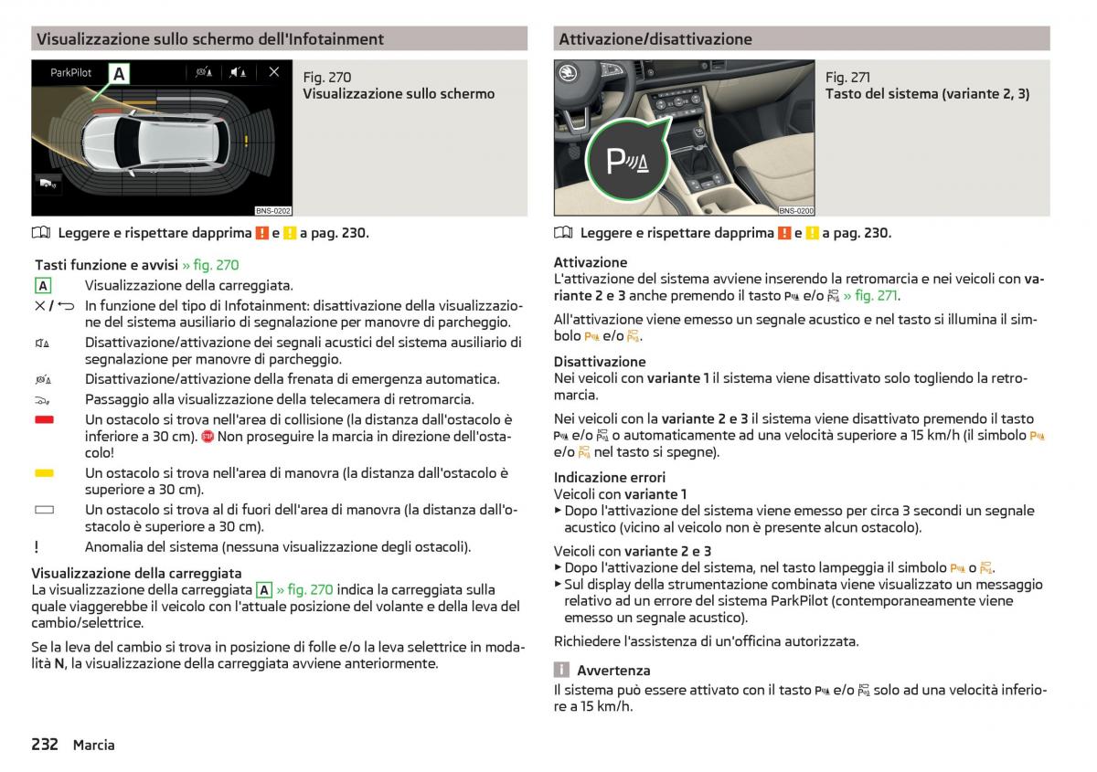 Skoda Kodiaq manuale del proprietario / page 234