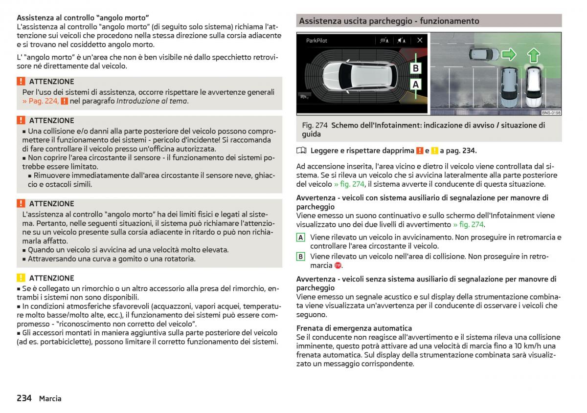 Skoda Kodiaq manuale del proprietario / page 236