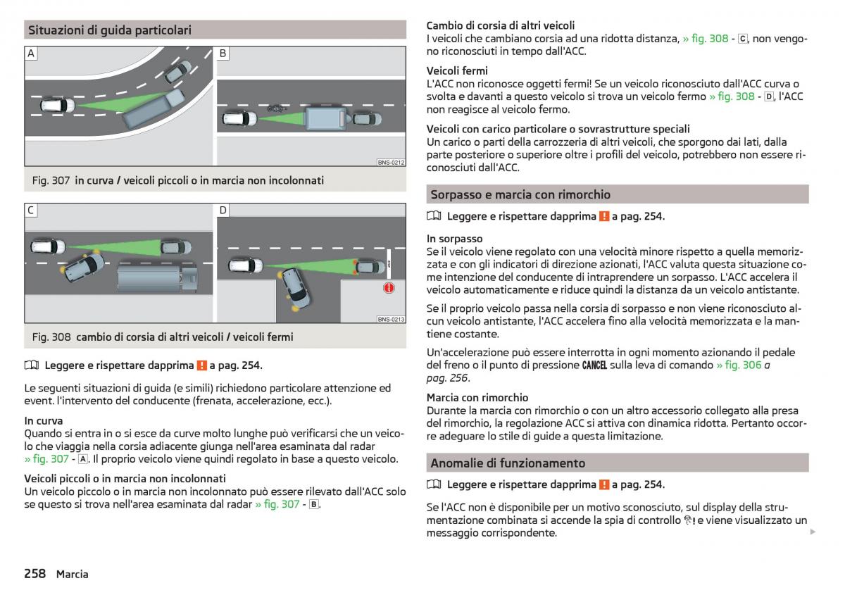 Skoda Kodiaq manuale del proprietario / page 260