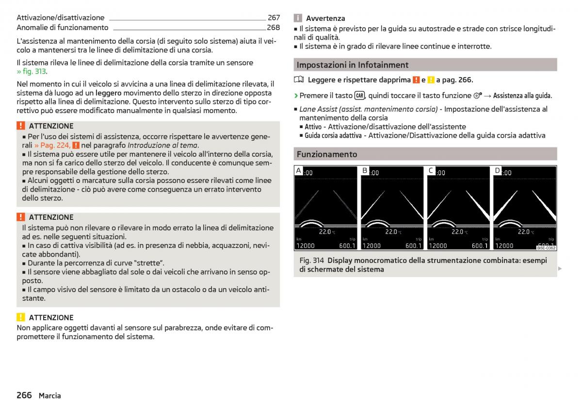 Skoda Kodiaq manuale del proprietario / page 268