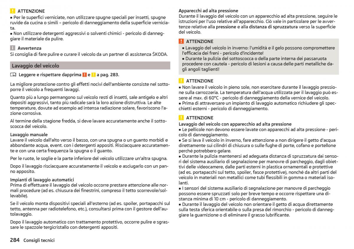 Skoda Kodiaq manuale del proprietario / page 286