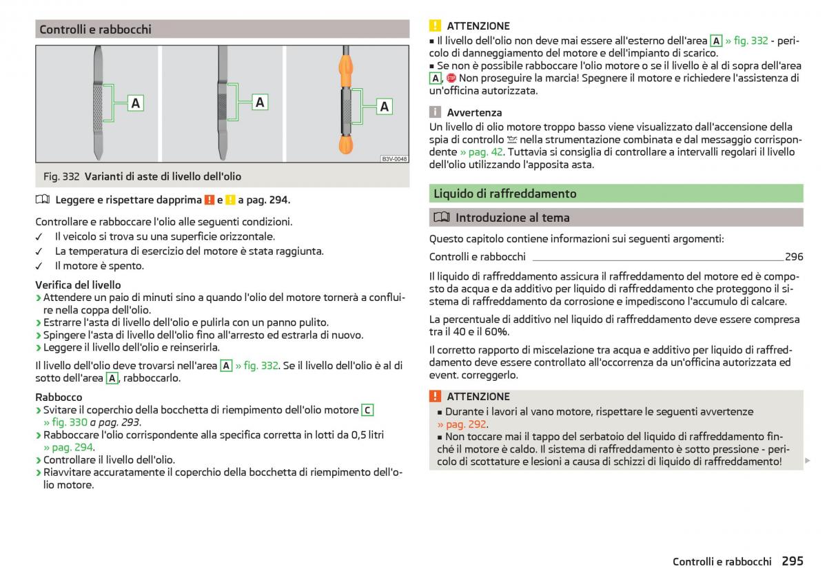 Skoda Kodiaq manuale del proprietario / page 297