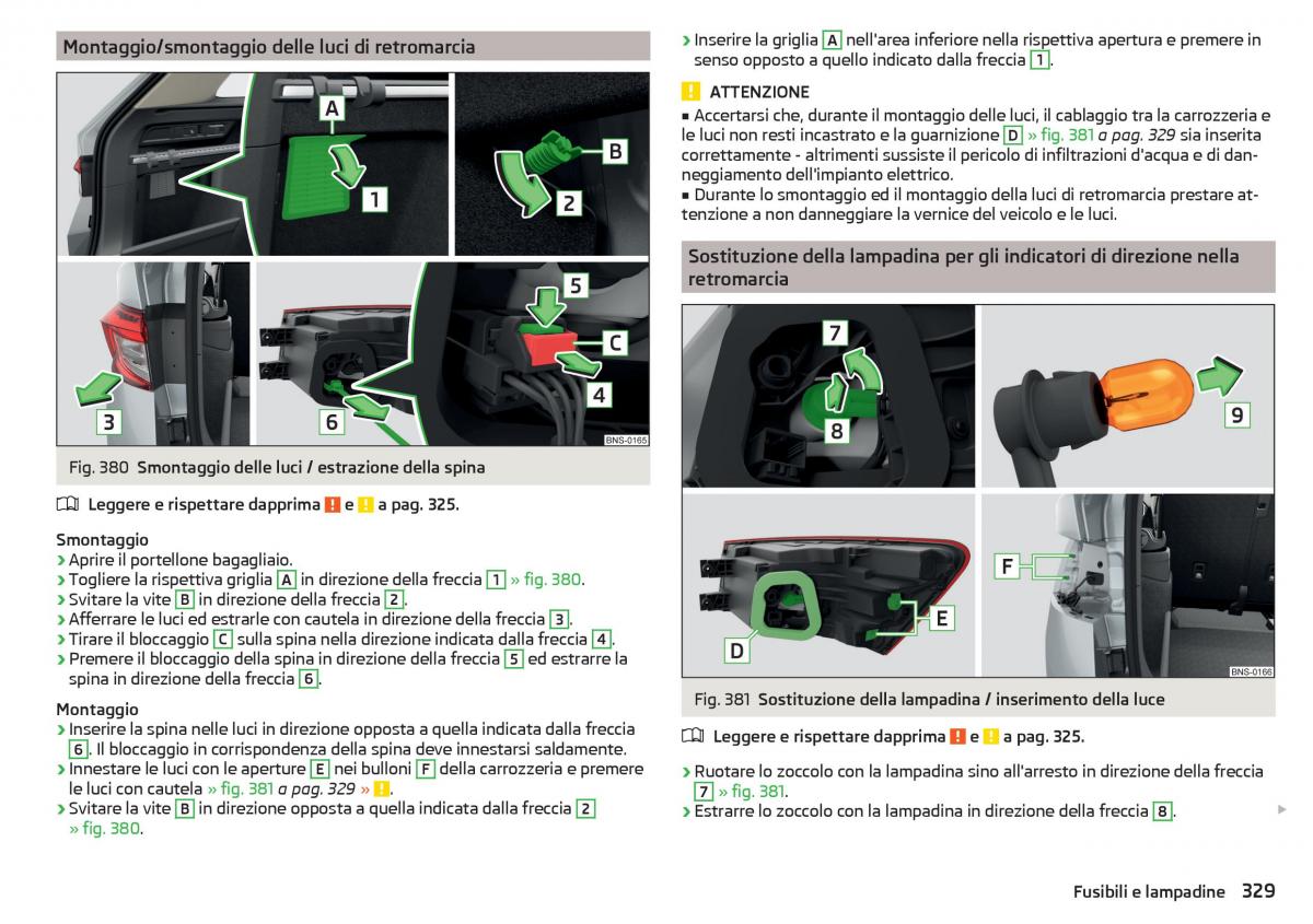 Skoda Kodiaq manuale del proprietario / page 331