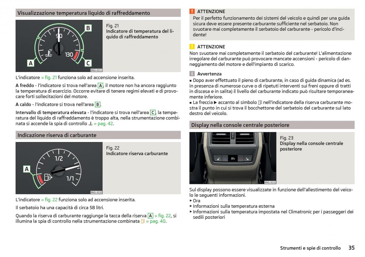 Skoda Kodiaq manuale del proprietario / page 37