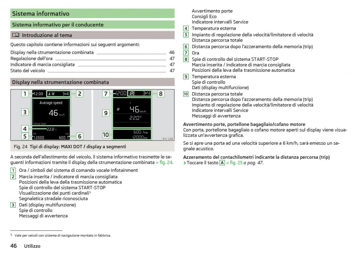 Skoda Kodiaq manuale del proprietario / page 48