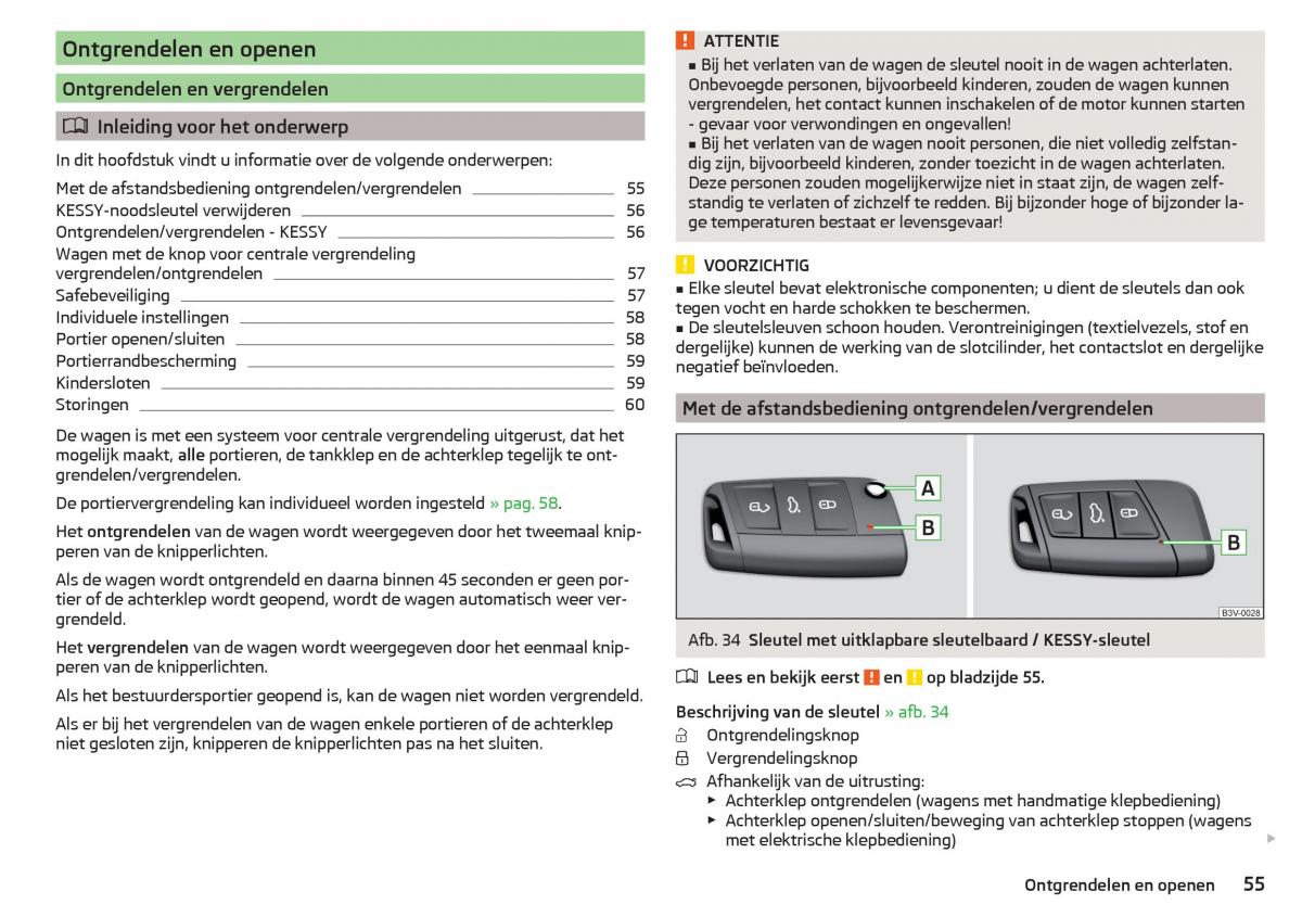 Skoda Kodiaq handleiding / page 57