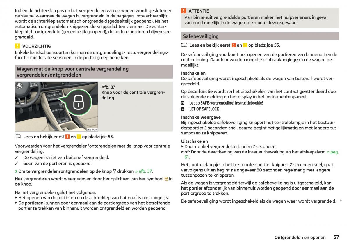 Skoda Kodiaq handleiding / page 59