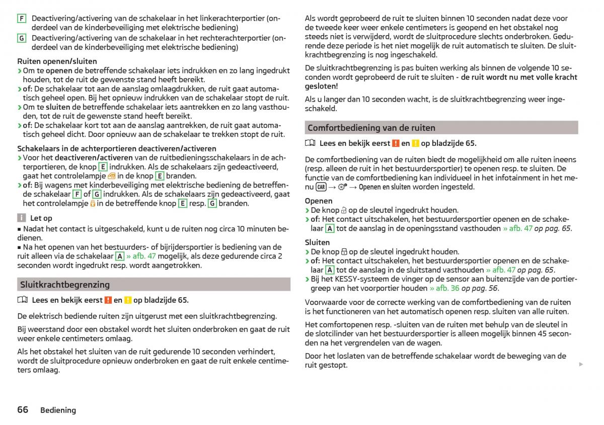 Skoda Kodiaq handleiding / page 68