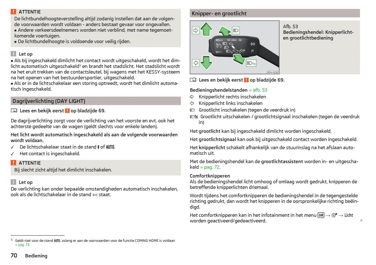 Skoda Kodiaq handleiding / page 72