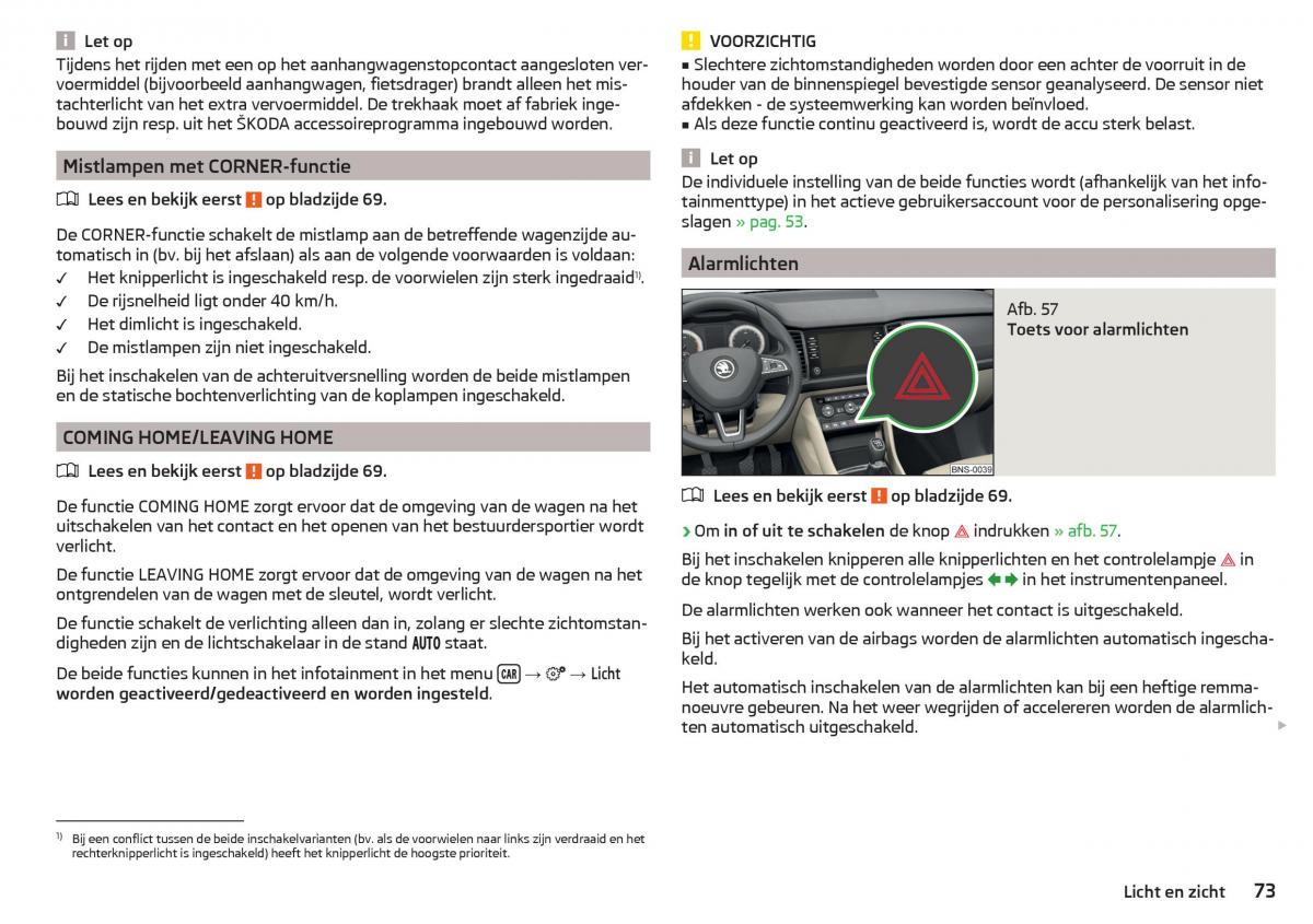 Skoda Kodiaq handleiding / page 75