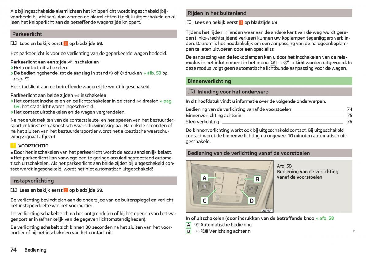 Skoda Kodiaq handleiding / page 76