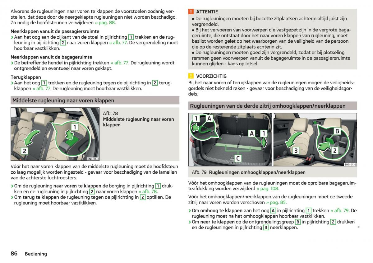 Skoda Kodiaq handleiding / page 88