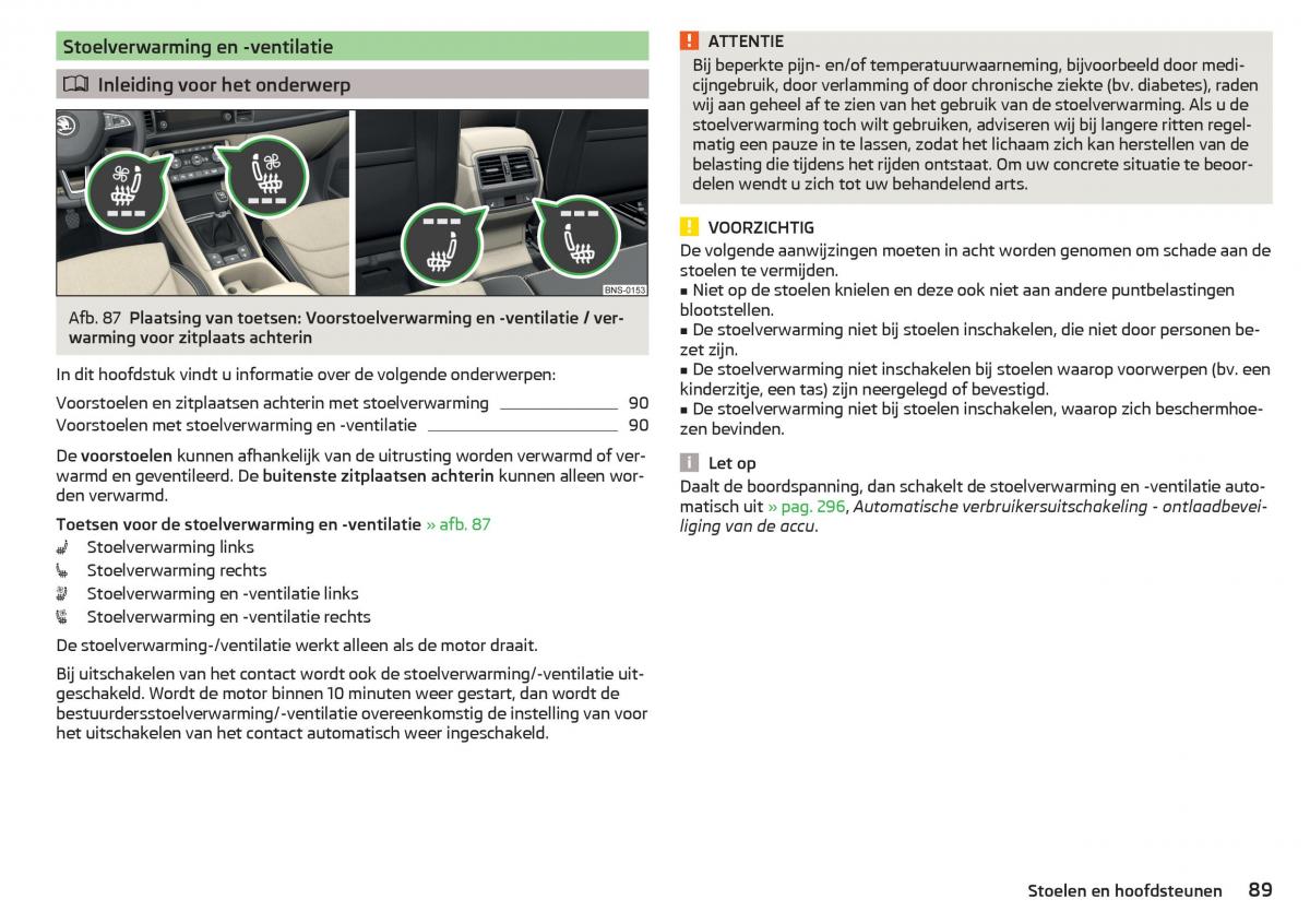 Skoda Kodiaq handleiding / page 91