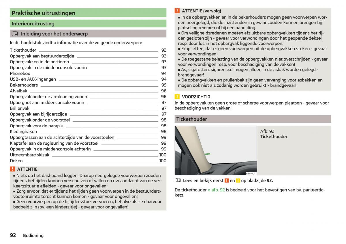 Skoda Kodiaq handleiding / page 94